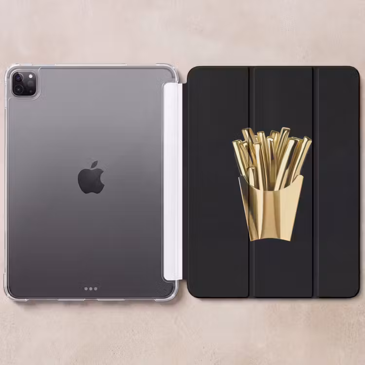 iPad-Hülle - Pommes frites - Gold - Chrom - Lebensmittel — 6