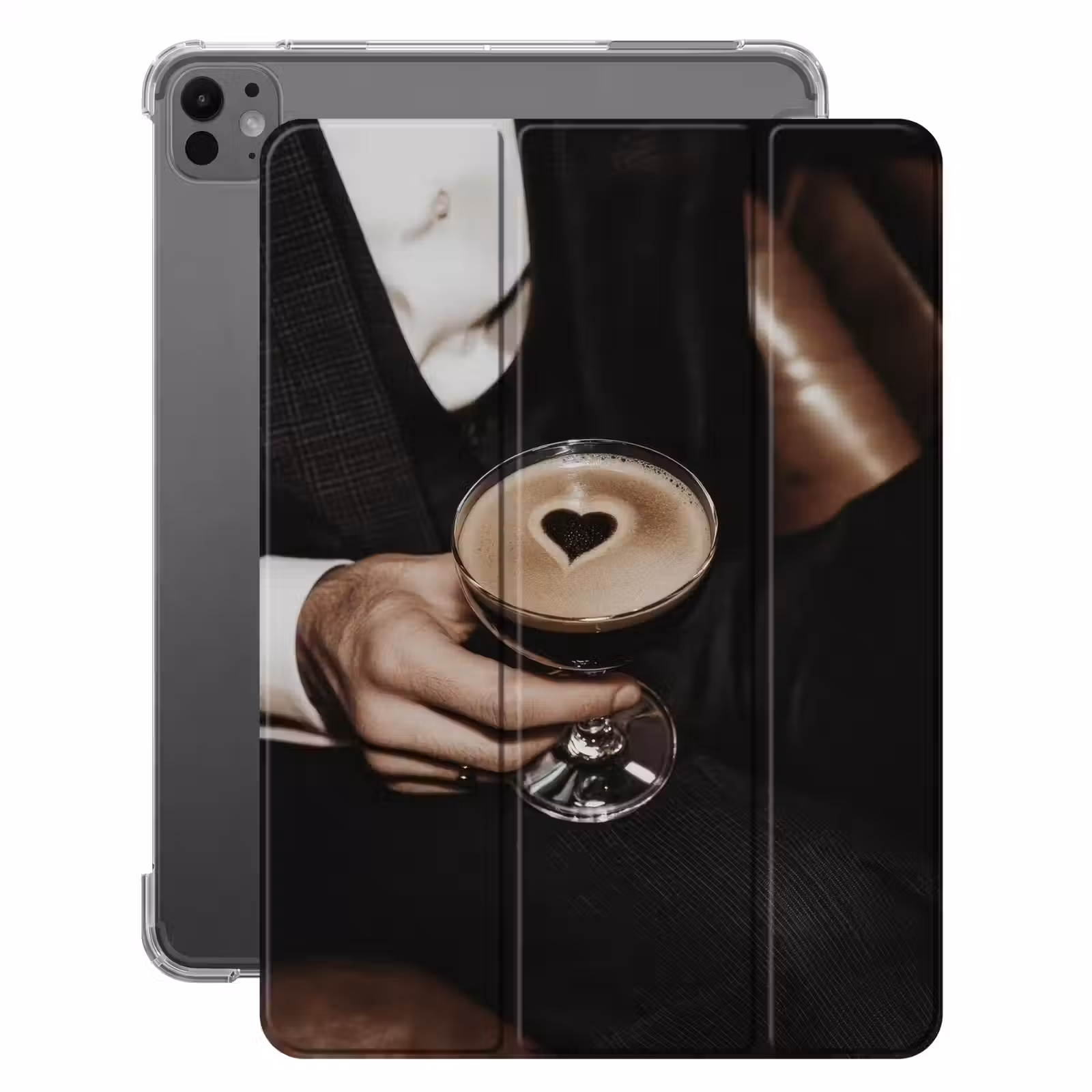 iPad-Hülle - Herz - Cocktail - Espresso Martini - Hand — 1