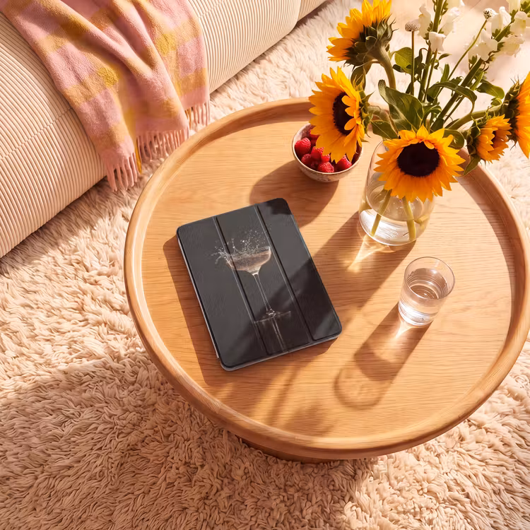 iPad-Hülle - Cocktail - Schwarz - Spritzer - Glas — 2