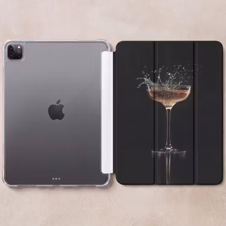 iPad-Hülle - Cocktail - Schwarz - Spritzer - Glas — 6