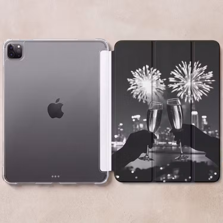 iPad-Hülle - Feuerwerk - Prost - Skyline - Champagner — 6