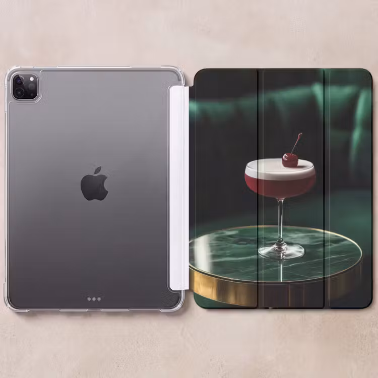 iPad-Hülle - Kirsche - Cocktail - Rot - Marmor — 6