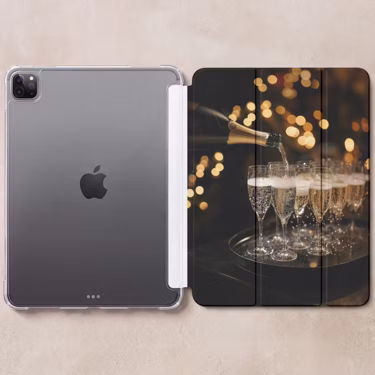 iPad-Hülle - Lichter - Champagner - Gläser — 6