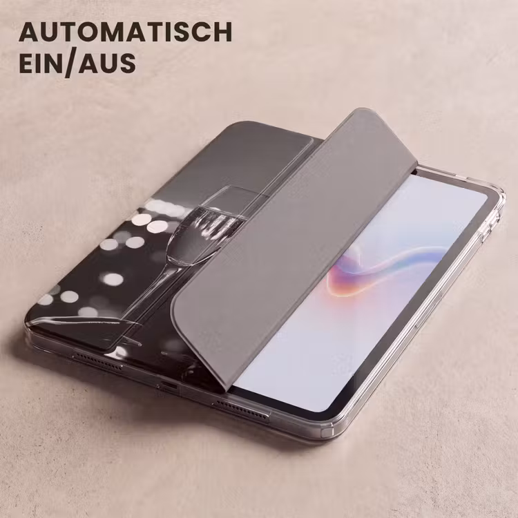 iPad-Hülle - Seifenblasen - Prost - Champagnergläser - Lichter der Stadt — 5