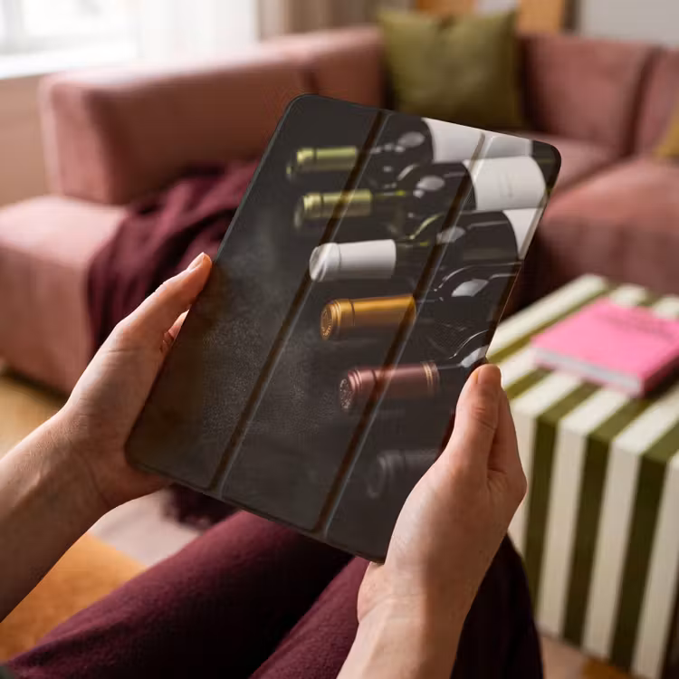 iPad-Hülle - Wein - Flaschen - Vielfalt - Geschmacksrichtungen — 4