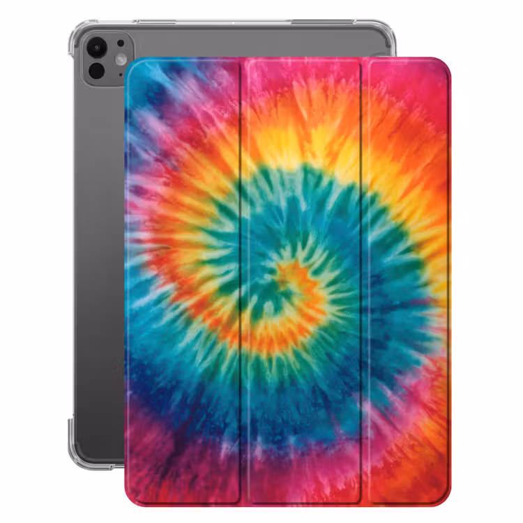 iPad-Hülle - Regenbogenfarben - Krawattenfärbung - — 1