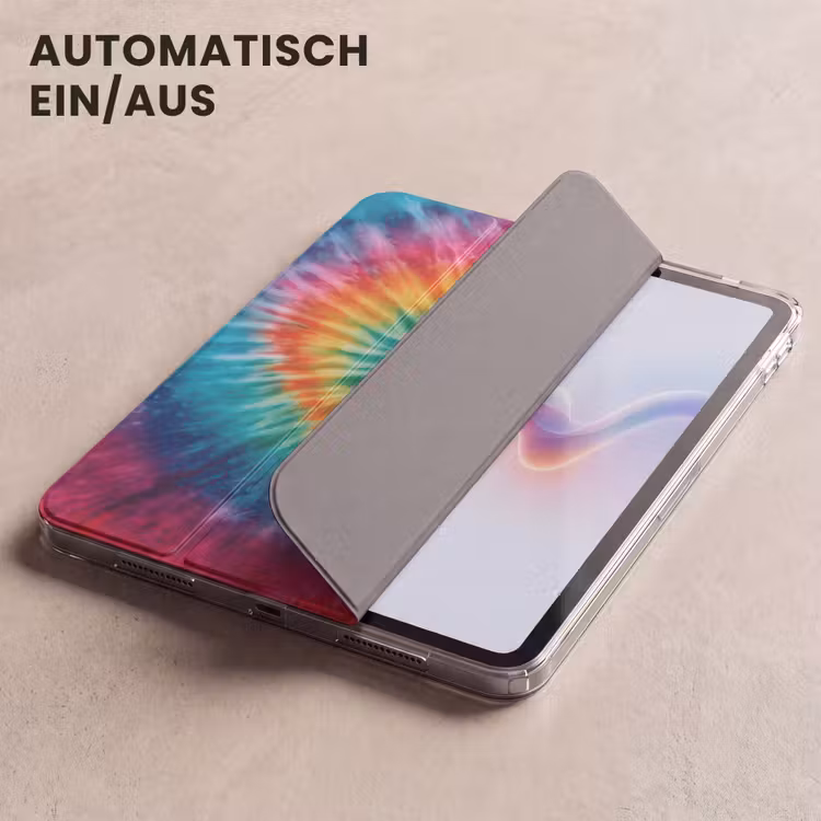 iPad-Hülle - Regenbogenfarben - Krawattenfärbung - — 5
