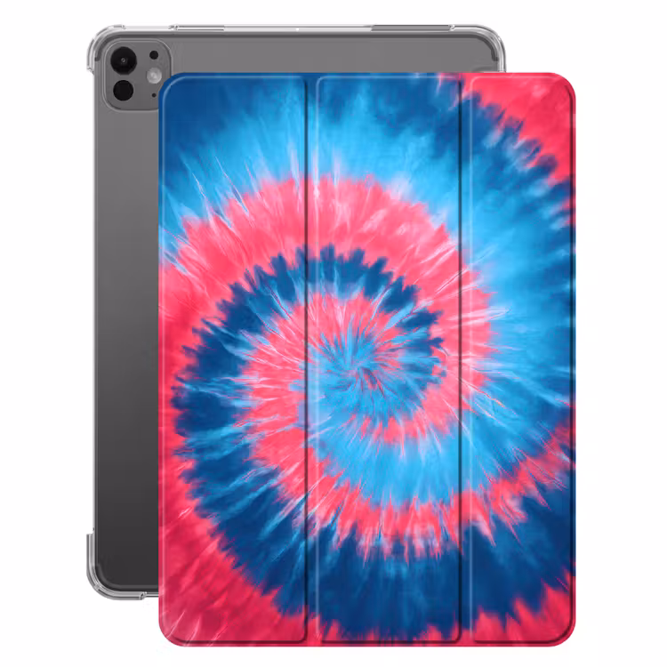 iPad-Hülle - Spirale - Rosa - Rotierend — 1