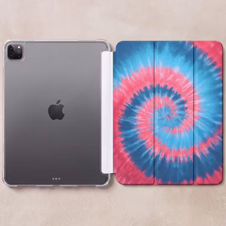 iPad-Hülle - Spirale - Rosa - Rotierend — 6