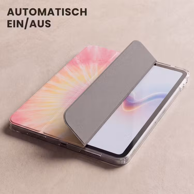 iPad-Hülle - Muster - Tie Dye - Pastelltöne - Rosa — 5