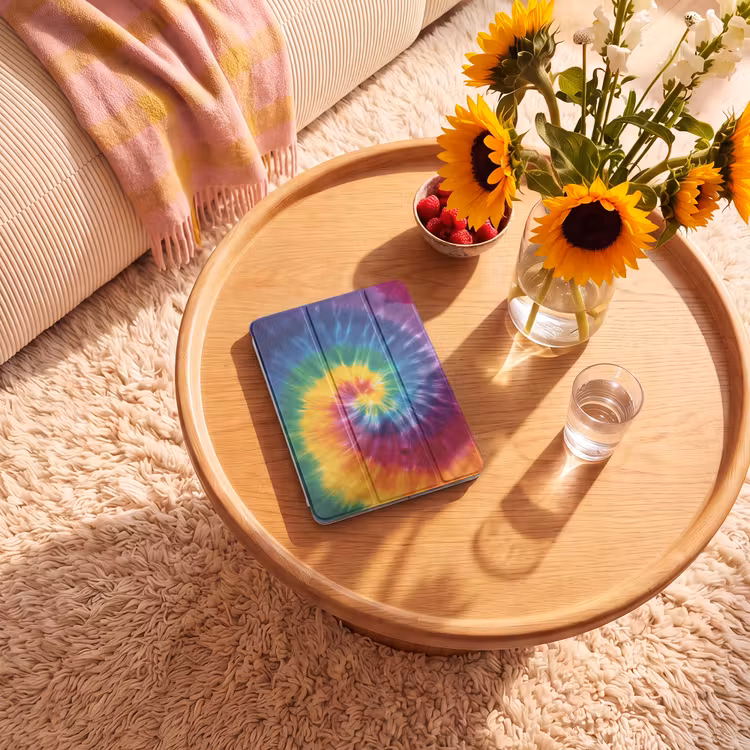 iPad-Hülle - Regenbogenfarben - Spirale - Farbenfroh — 2