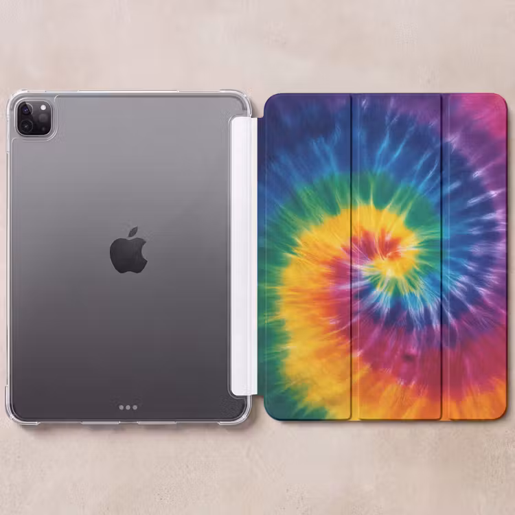 iPad-Hülle - Regenbogenfarben - Spirale - Farbenfroh — 6