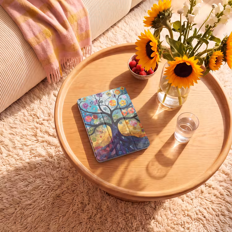 iPad-Hülle - Baum - Bunt - Blumen - Kunst - Abstrakt — 2