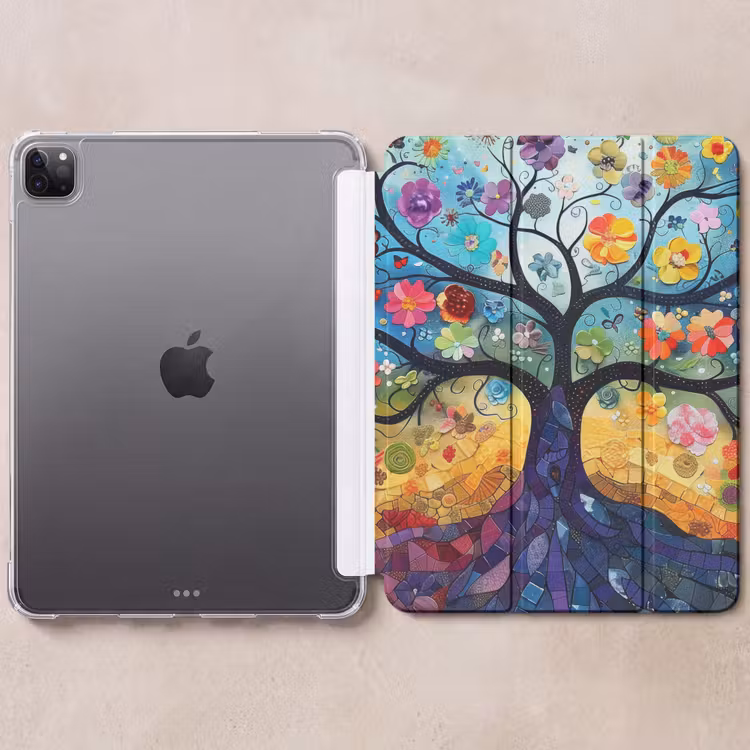 iPad-Hülle - Baum - Bunt - Blumen - Kunst - Abstrakt — 6
