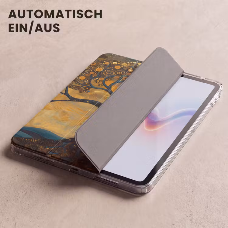 iPad-Hülle - Baum - Industriell - Abstrakt - Gelb — 5
