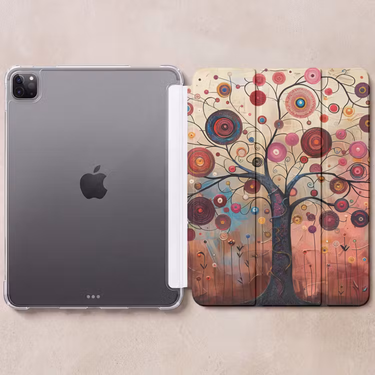iPad-Hülle - Baum - Lila - Abstrakt - Kunst — 6