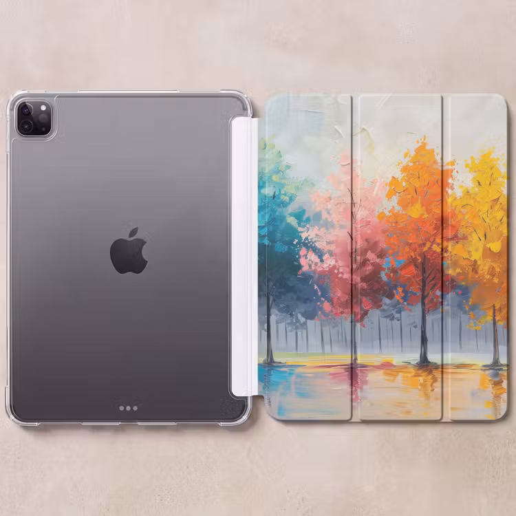 iPad-Hülle - Bäume - Farbenfroh - Natur - Abstrakt — 6