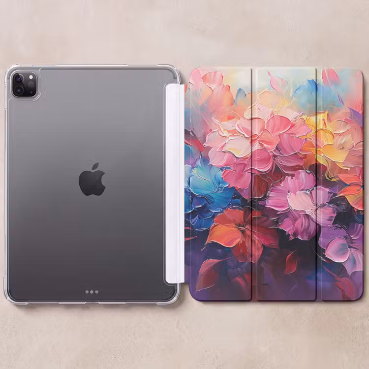 iPad-Hülle - Blumen - Malerei - Abstrakt - Farbenfroh — 6