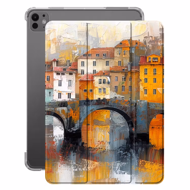 iPad-Hülle - Graben - Häuser - Kunst — 1