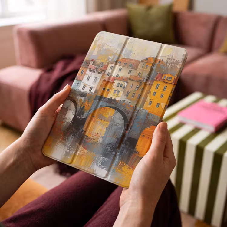 iPad-Hülle - Graben - Häuser - Kunst — 4