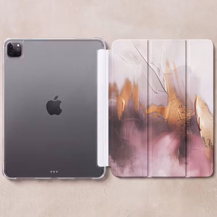 iPad-Hülle - Lila - Abstrakt - Farbe - Gold — 6