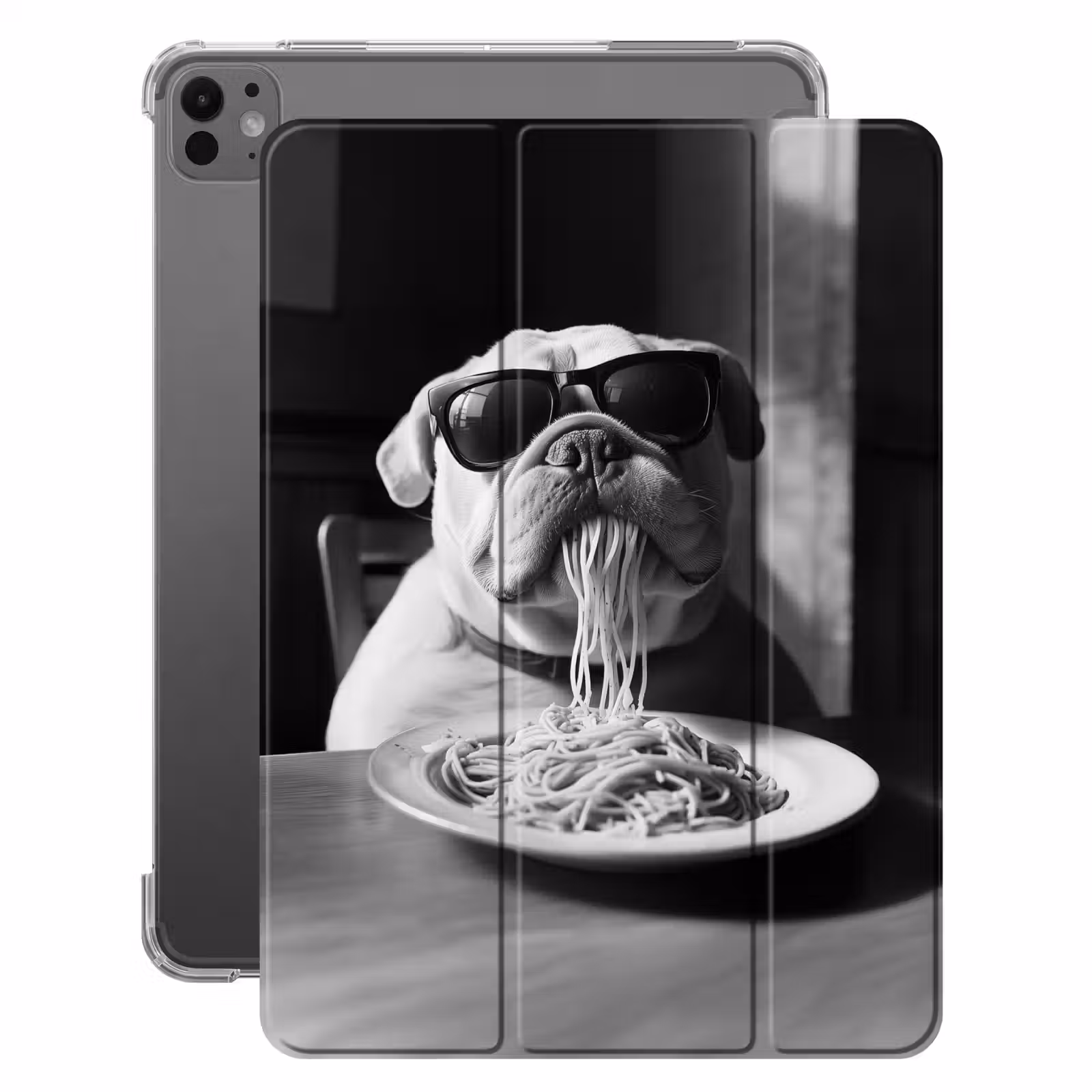 iPad-Hülle - Hund - Bulldogge - Brille - Hart - Tiere — 1