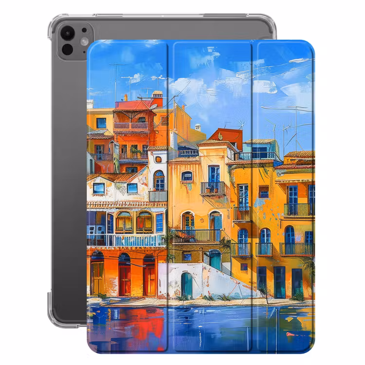 iPad-Hülle - Architektur - Farbenfroh - Kunst - Modern — 1