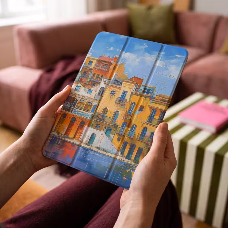 iPad-Hülle - Architektur - Farbenfroh - Kunst - Modern — 4