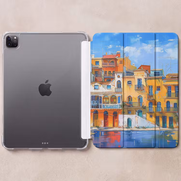 iPad-Hülle - Architektur - Farbenfroh - Kunst - Modern — 6