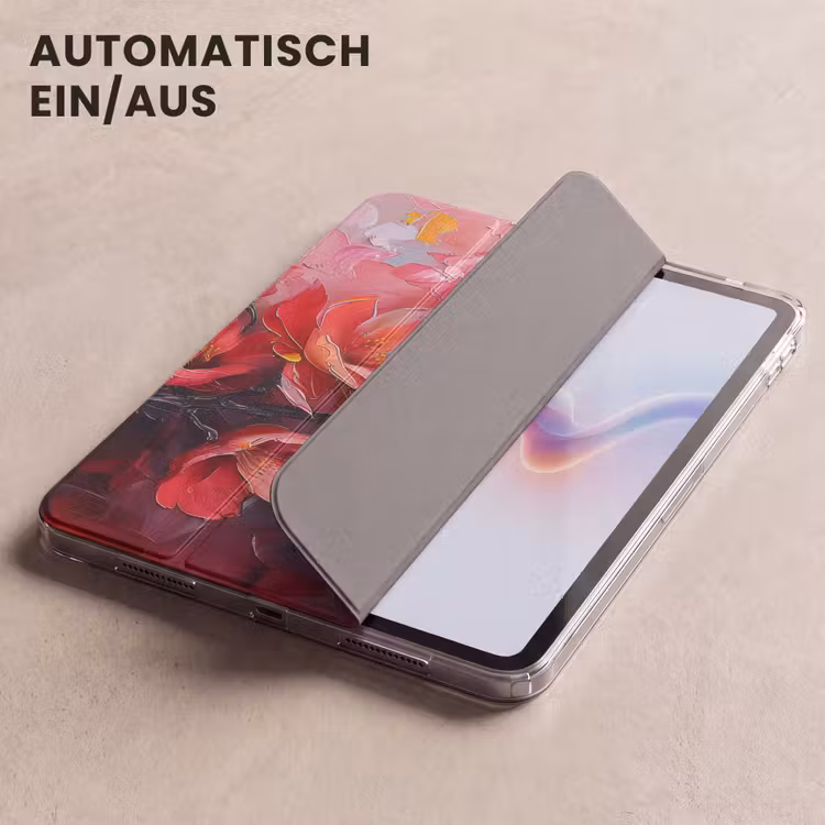 iPad-Hülle - Blumen - Rosa - Natur - Kunst - Abstrakt — 5