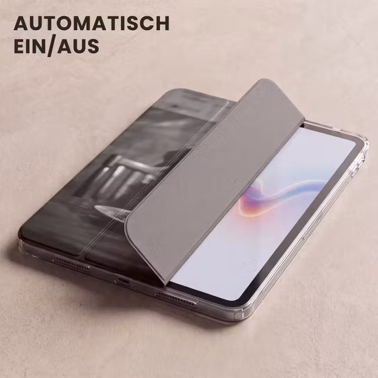 iPad-Hülle - Golden Retriever - Hund - Fröhlich - Teller Spaghetti - Schwarz - Weiß — 5