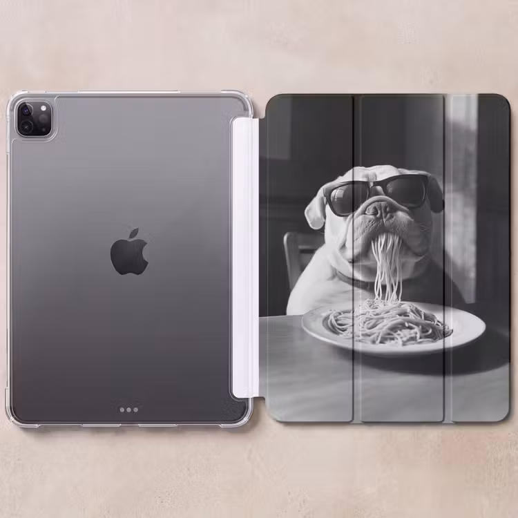 iPad-Hülle - Hund - Bulldogge - Brille - Hart - Tiere — 6