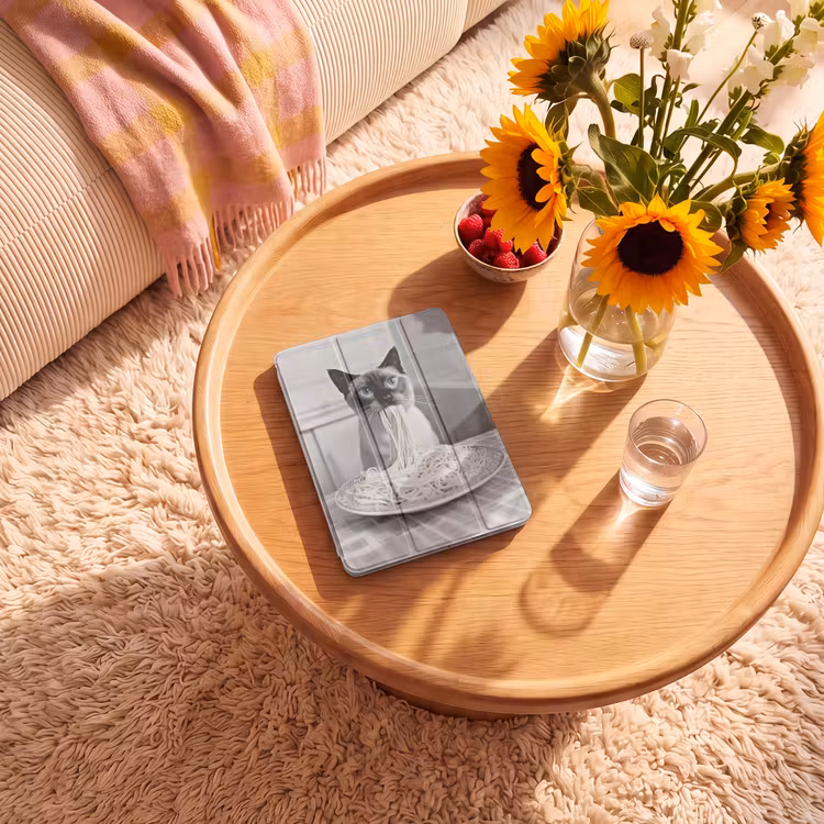 iPad-Hülle - Katze - Siamese - Schwarz und weiß - Niedlich - Tiere — 2