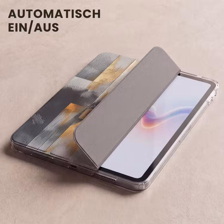 iPad-Hülle - Kunst - Gold - Silber - Abstrakt — 5