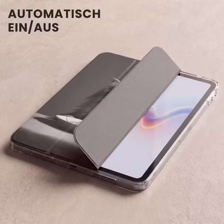 iPad-Hülle - Langhaarkatze - Sonnenbrille - Spaghetti - Humor - Schwarz - Weiß — 5