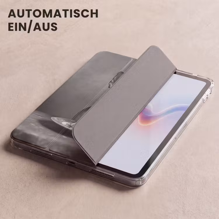 iPad-Hülle - Sphynx - Katze - Tiere - Humor - Spaghetti - Schwarz und Weiß — 5