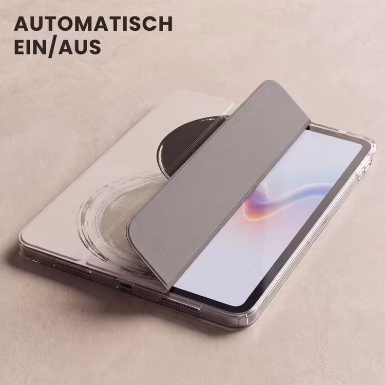 iPad-Hülle - Kreise - Streifen - Minimalistisch - Schwarz — 5