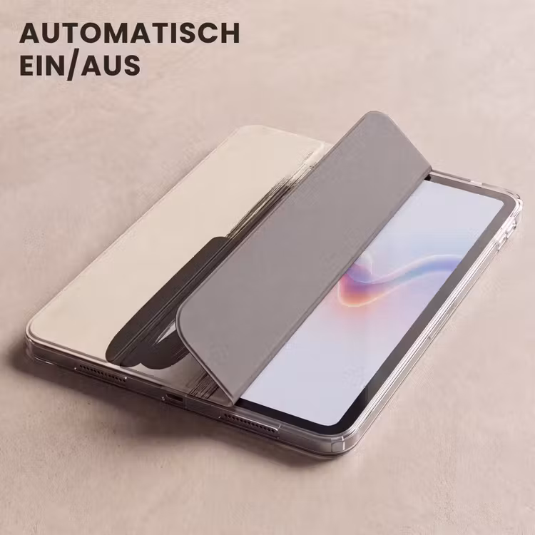 iPad-Hülle - Pinselstriche - Vertikal - Schwarz — 5