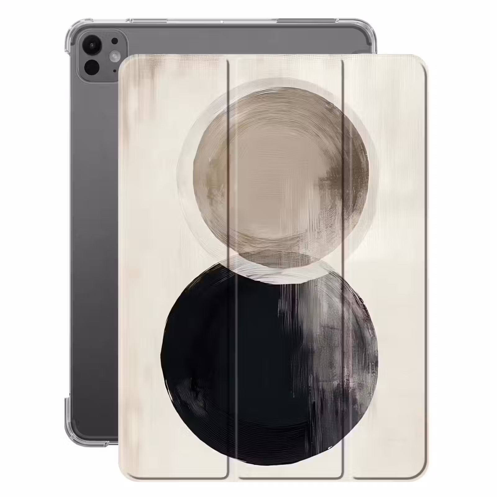 iPad-Hülle - Kreise - Form - Beige - Abstrakt — 1