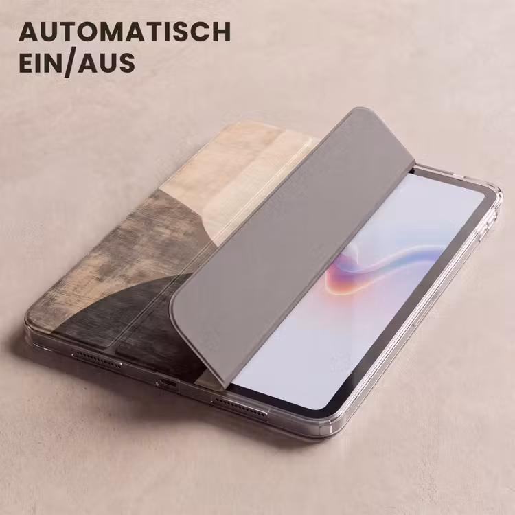 iPad-Hülle - Abstrakt - Flugzeuge - Schwarz - Rund — 5