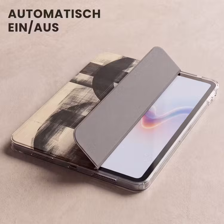 iPad-Hülle - Kreise - Balken - Schwarz - Abstrakt — 5