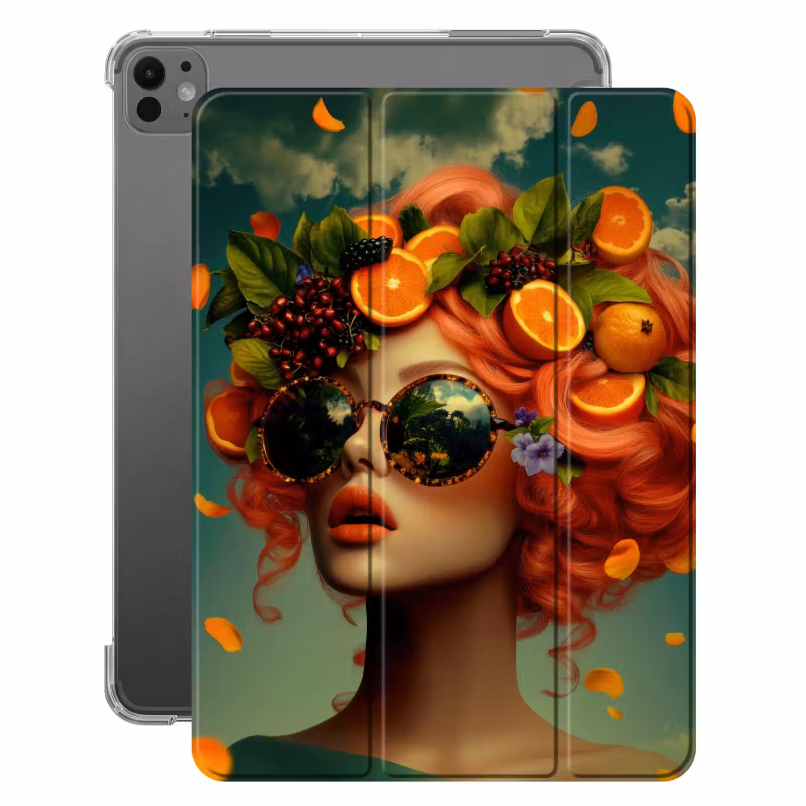 iPad-Hülle - Weiblich - Orange - Beere - Orange — 1