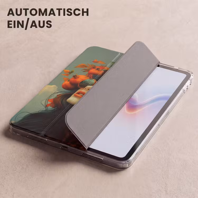 iPad-Hülle - Frau - Granatapfel - Herbst - Sonnenbrille — 5