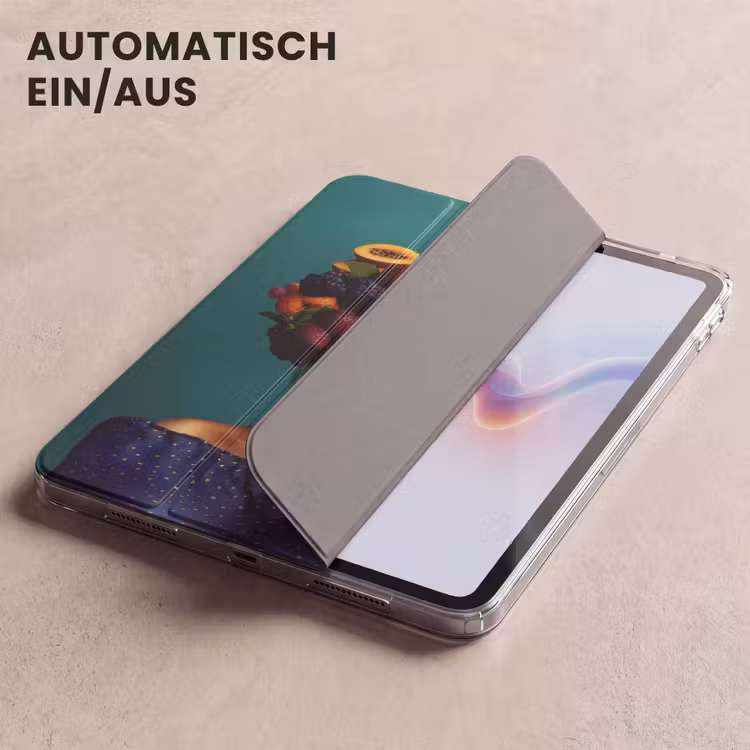 iPad-Hülle - Frau - Kapuzenoberteil - Tropisch - Obst - Weintrauben — 5