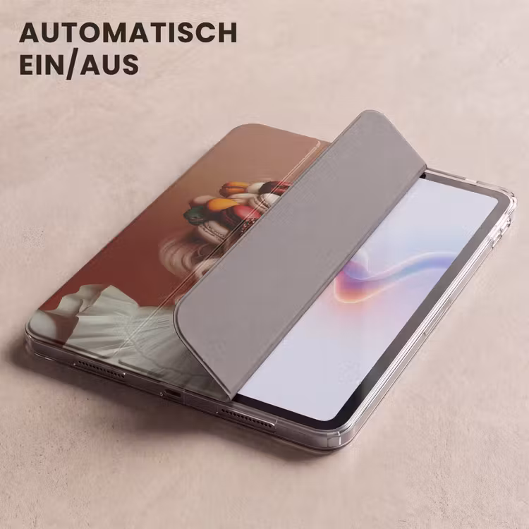 iPad-Hülle - Frau - Makronen - Brille — 5