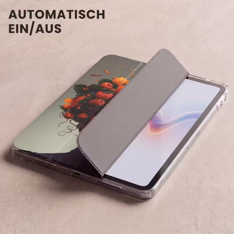 iPad-Hülle - Frau - Schokolade - Himbeeren - Erdbeeren - Kekse — 5