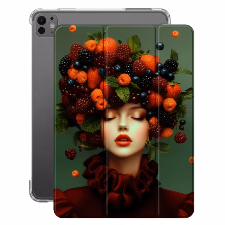 iPad-Hülle - Weiblich - Erdbeeren - Himbeeren - Brombeeren - Beeren — 1