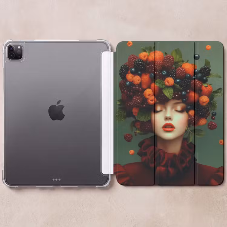 iPad-Hülle - Weiblich - Erdbeeren - Himbeeren - Brombeeren - Beeren — 6