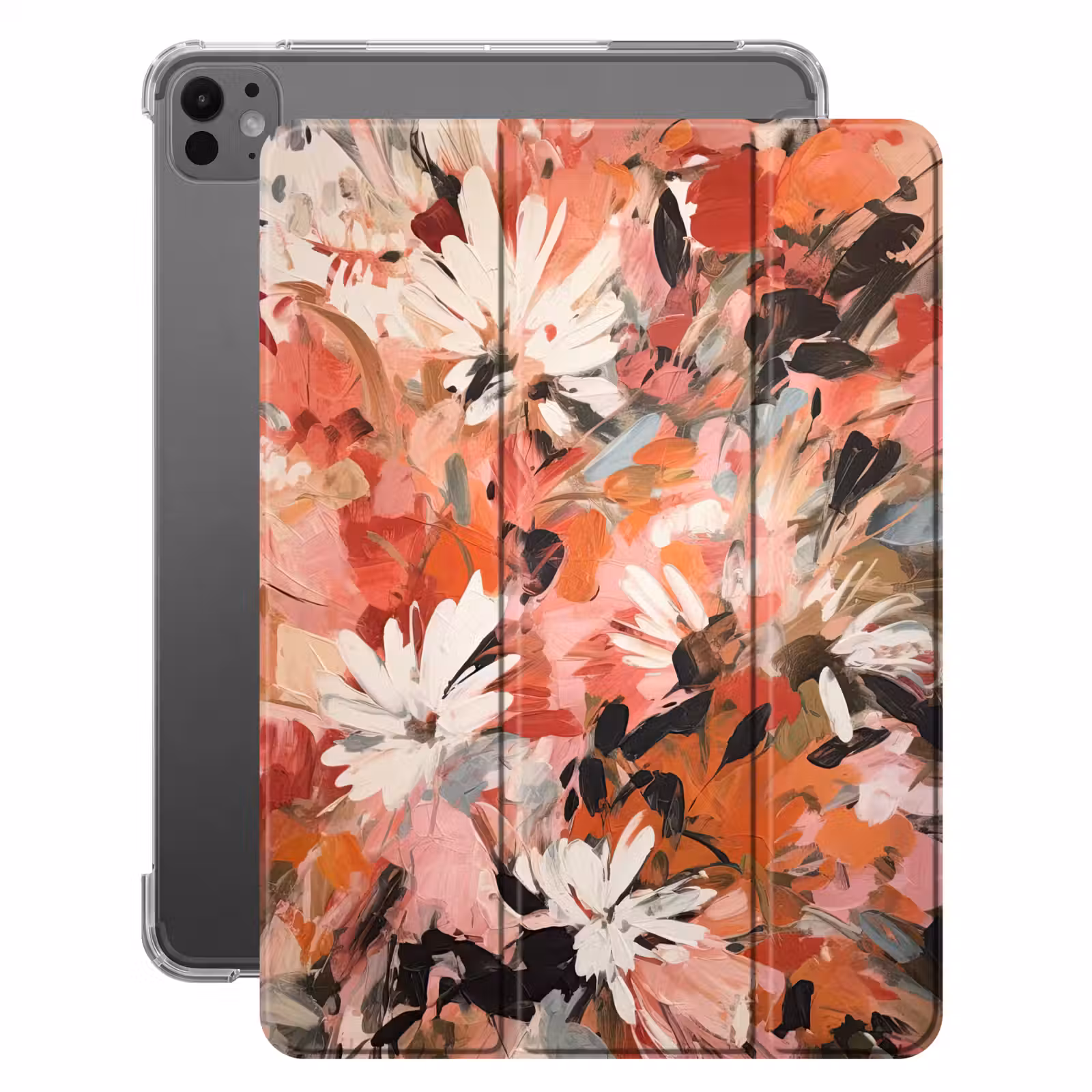 iPad-Hülle - Blumen - Kunst - Abstrakt - Malerei — 1