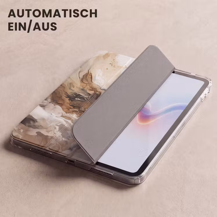 iPad-Hülle - Abstrakt - Kunst - Farbe - Beige - Modern — 5